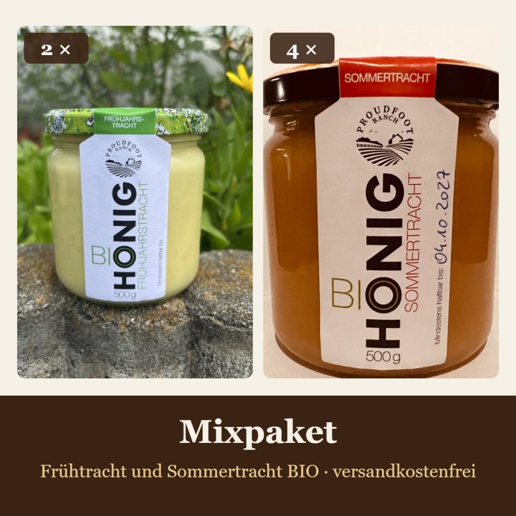 Mixpaket: 2 Gläser Frühtracht und 4 Gläser Sommertracht BIO