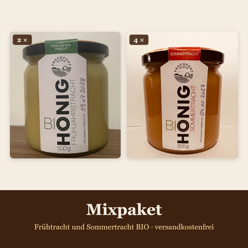 Mixpaket: 2 Gläser Frühtracht und 4 Gläser Sommertracht BIO